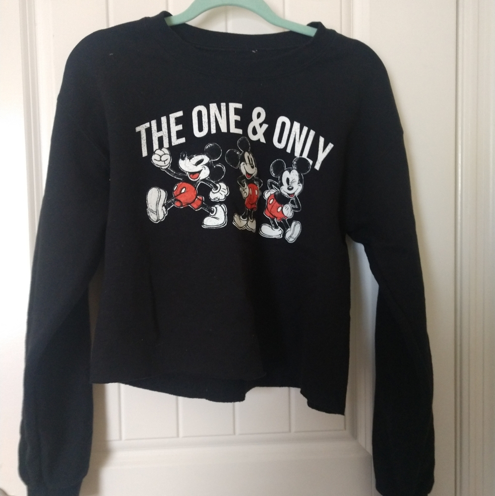 Mickey Mouse cropped long sleeve